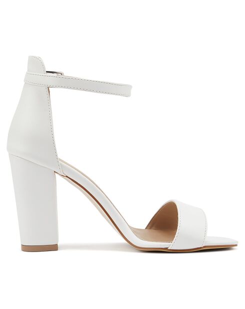 Sandales Aurelia blanches - Talon 9 cm