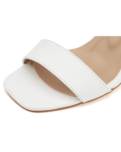 Sandales Aurelia blanches - Talon 9 cm