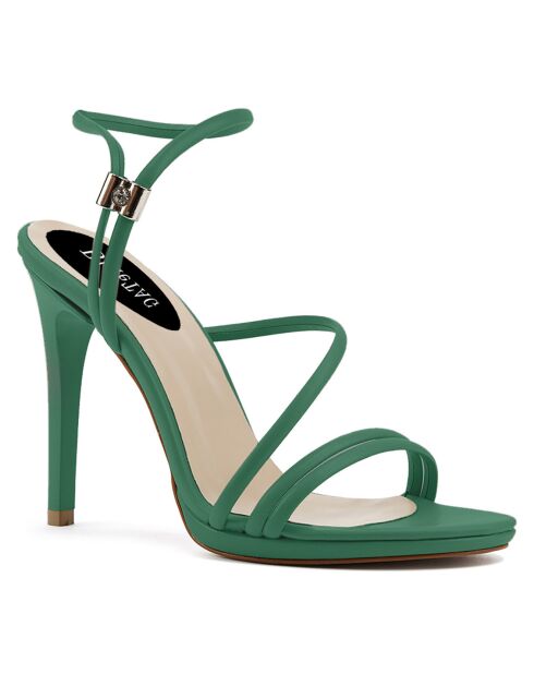 Sandales Sofia menthe - Talon 11 cm