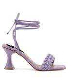 Sandales Carina lilas - Talon 8 cm