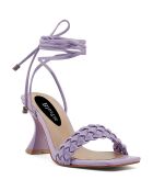 Sandales Carina lilas - Talon 8 cm