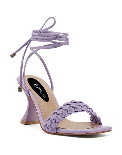 Sandales Carina lilas - Talon 8 cm