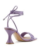 Sandales Carina lilas - Talon 8 cm