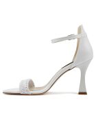 Sandales Alicia blanches - Talon 8.5 cm