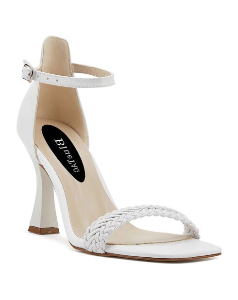 Sandales Alicia blanches - Talon 8.5 cm