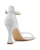 Sandales Alicia blanches - Talon 8.5 cm