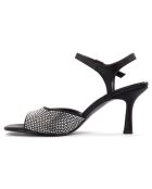 Sandales Teresa noires - Talon 7 cm