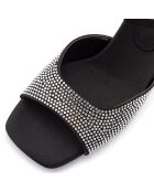 Sandales Teresa noires - Talon 7 cm