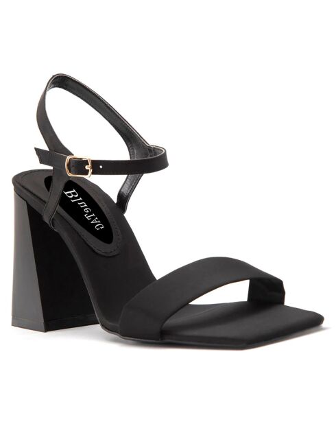 Sandales Manuela noires - Talon 10 cm