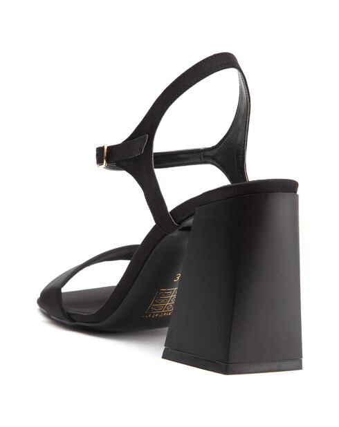 Sandales Manuela noires - Talon 10 cm