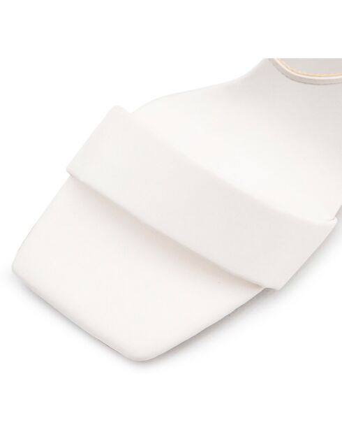 Sandales Manuela blanches - Talon 10 cm