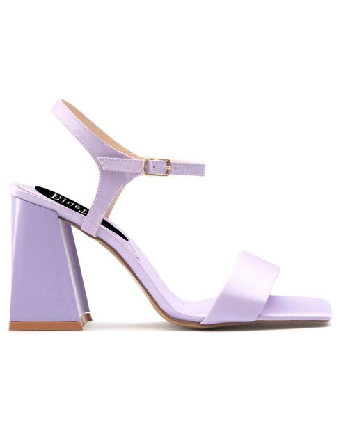 Sandales Manuela lilas - Talon 10 cm
