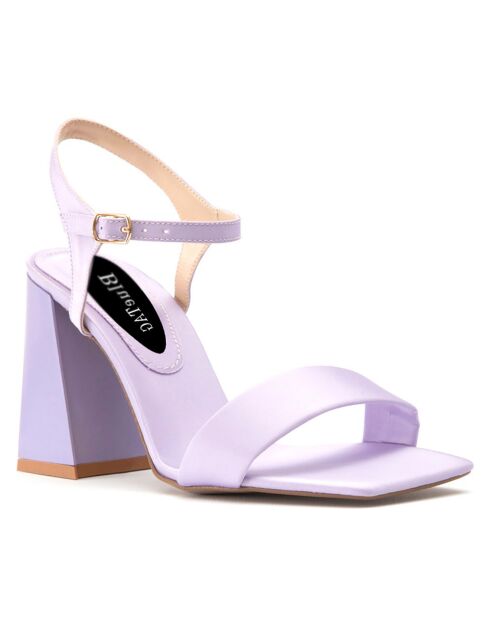 Sandales Manuela lilas - Talon 10 cm