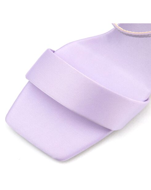 Sandales Manuela lilas - Talon 10 cm