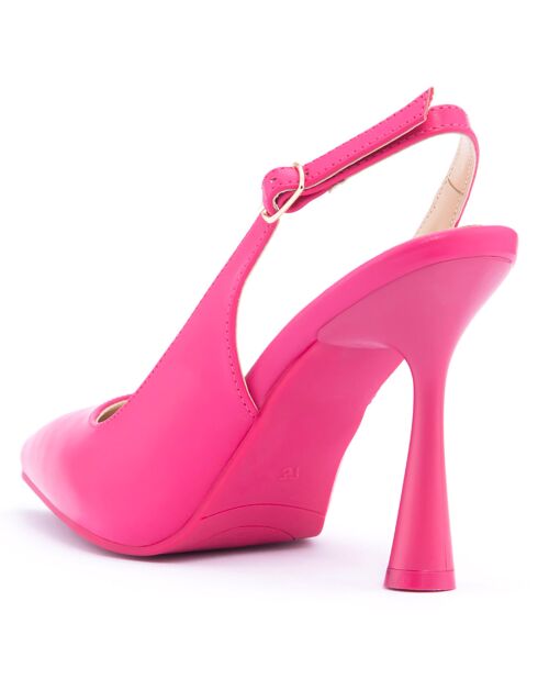 Slingbacks Loretta fuchsia - Talon 11 cm