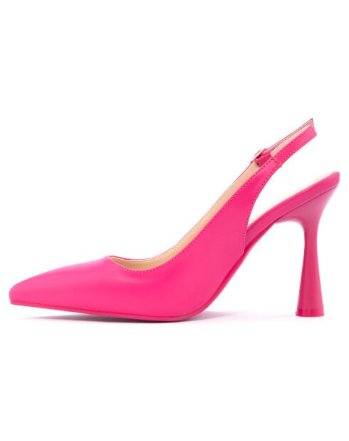 Slingbacks Loretta fuchsia - Talon 11 cm