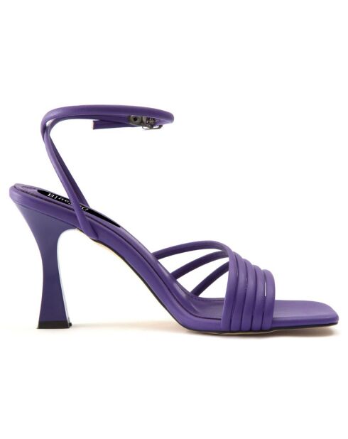 Sandales Carolina violettes - Talon 8.5 cm