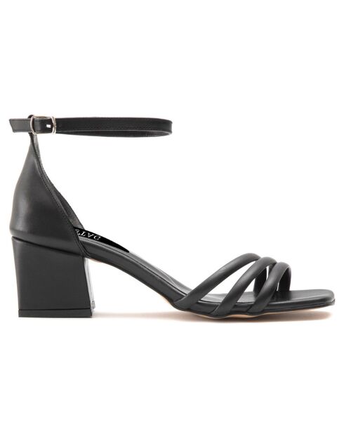Sandales Catarina noires - Talon 5.5 cm