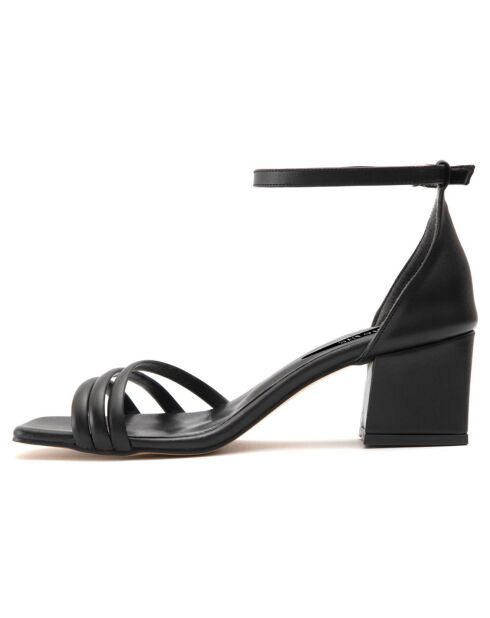 Sandales Catarina noires - Talon 5.5 cm