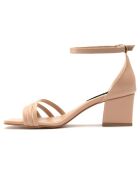 Sandales Catarina nude - Talon 6 cm