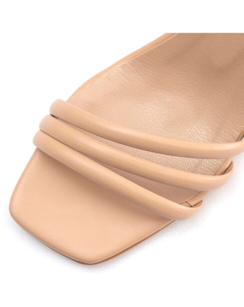 Sandales Catarina nude - Talon 6 cm