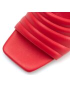 Mules Lina rouges - Talon 5.5 cm
