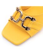 Mules Loana jaunes - Talon 5.5 cm