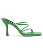 Mules Muriela vertes - Talon 8 cm