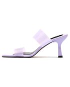 Mules Filomena lilas - Talon 8 cm