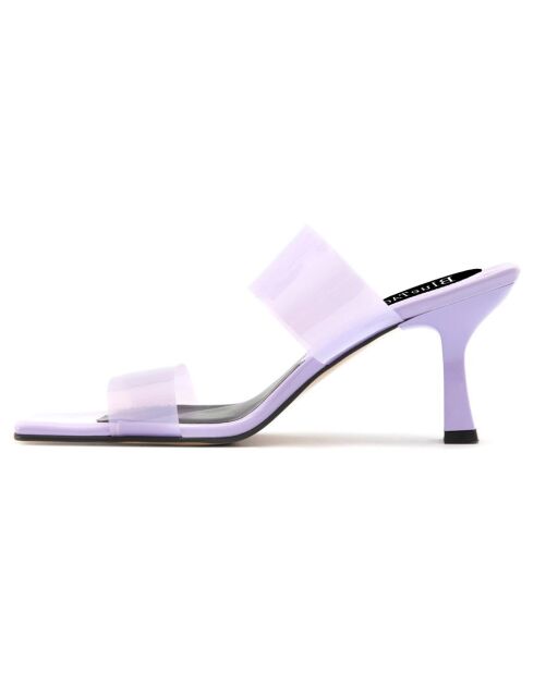 Mules Filomena lilas - Talon 8 cm