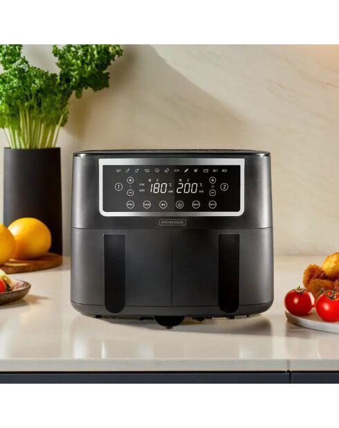 Friteuse sans huile noire -  8L