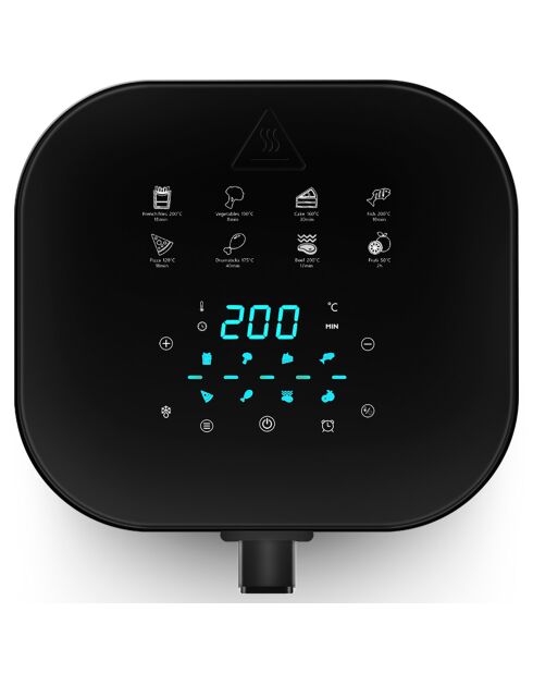 Friteuse sans huile noire - 6.5L