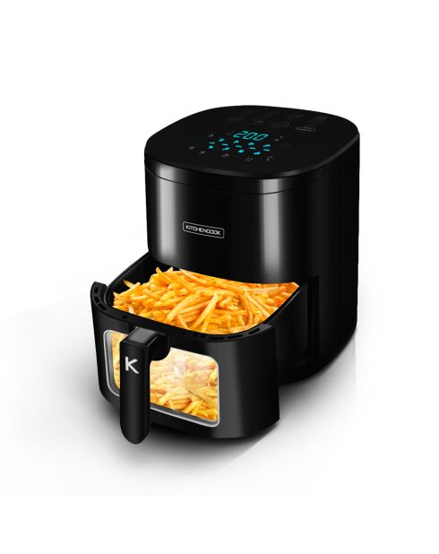 Friteuse sans huile noire  -6.5L