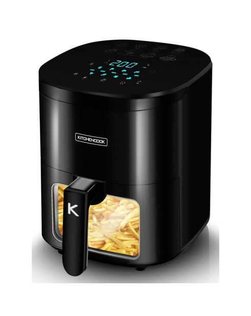 Friteuse sans huile noire  -6.5L