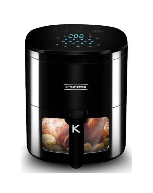 Friteuse sans huile noire  -6.5L