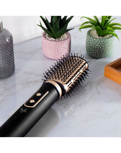 Brosse Chauffante Multifonction 11 En 1 Evolution noir/doré - 39.8x90x75 cm