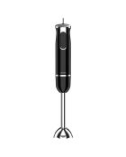 Mixeur Plongeant Pied Inox Hand X Black noir - 6.5x6.5x37 cm