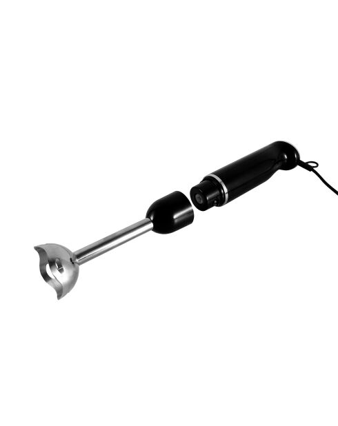Mixeur Plongeant Pied Inox Hand X Black noir - 6.5x6.5x37 cm