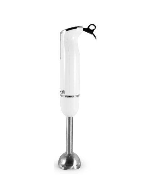 Mixeur Plongeant Pied Inox Hand X White blanc - 6.5x6.5x37 cm