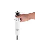 Mixeur Plongeant Pied Inox Hand X White blanc - 6.5x6.5x37 cm