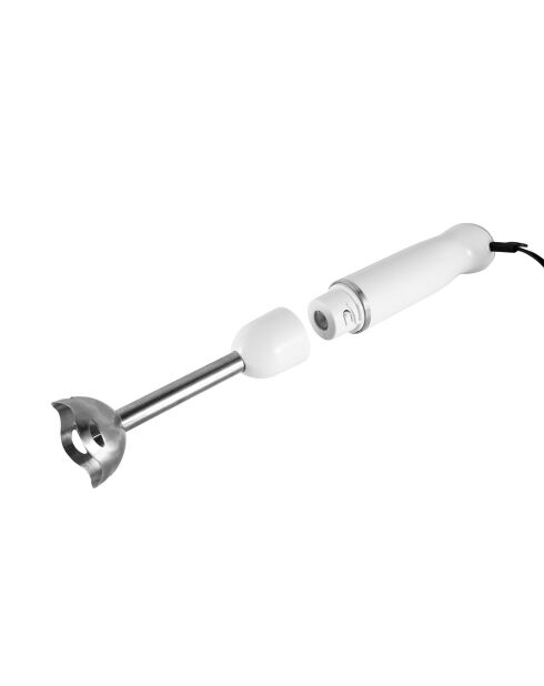 Mixeur Plongeant Pied Inox Hand X White blanc - 6.5x6.5x37 cm