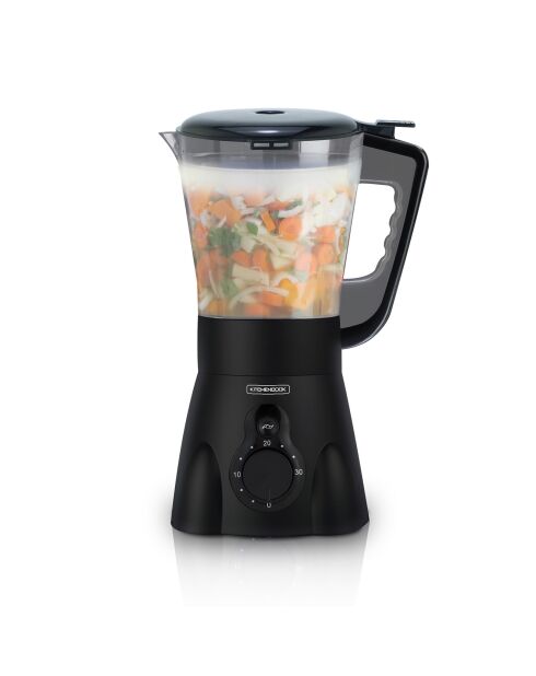 Blender & Soup Maker noir - 24.6x19.3x37 cm