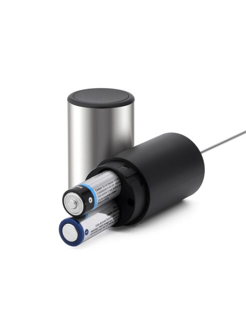 Mousseur À Lait Électrique noir/inox - 6.8x6.8x22.7 cm