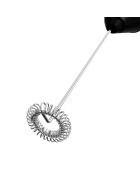 Mousseur À Lait Électrique noir/inox - 6.8x6.8x22.7 cm