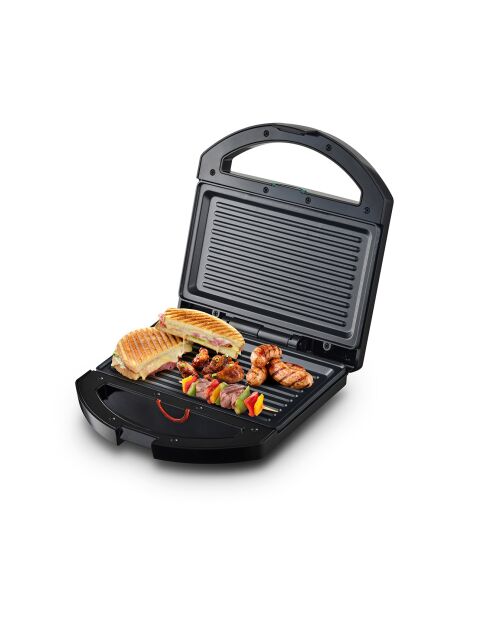 Grill Panini Electrique noir - 23.6x22.9x9.5 cm