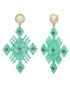 Boucles d’oreilles Tina vertes