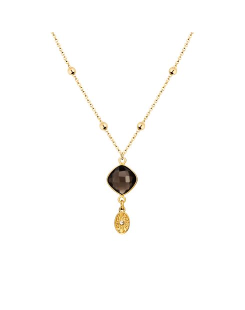 Collier Jason quartz fumé