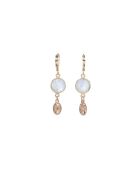 Boucles d’oreilles Hélène blanches