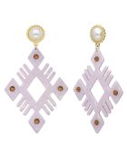 Boucles d’oreilles Guilia parme