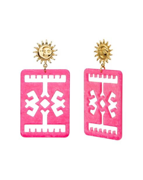 Boucles d’oreilles Teresa roses